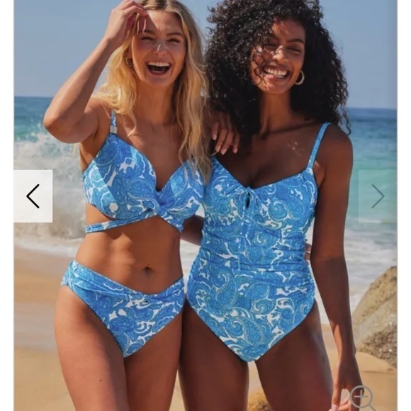 Bravissimo Swimsuit NWT Koh Samui Bikini Top and Fold Brief Bottom - Picture 9 of 10